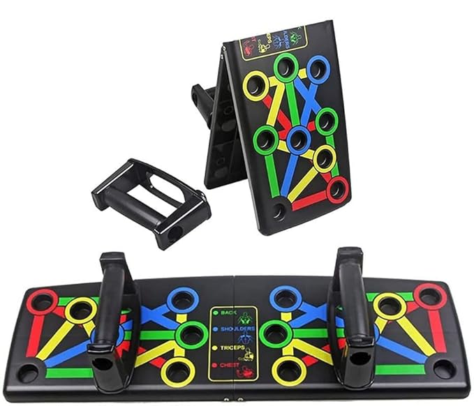 ZorFit Push-Up Board – 9-in-1 Foldable Workout System for Chest, Arms & Shoulders