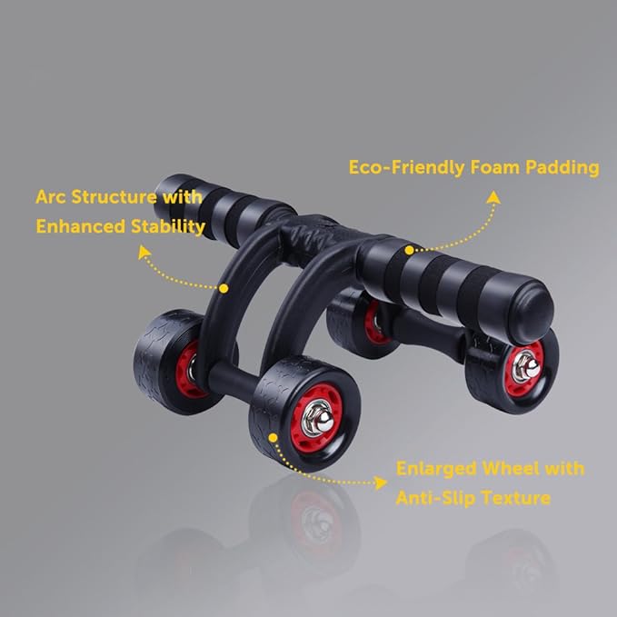 Zorfit Dual-Wheel Ab Roller – Core & Upper Body Trainer