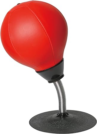 ZorFit Tabletop Punching Ball – Stress Relief Desktop Boxing Bag with Strong Suction Base